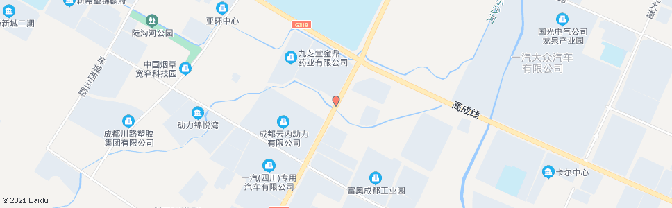 成都海信产业园_公交站地图_成都公交_妙搜公交查询2024