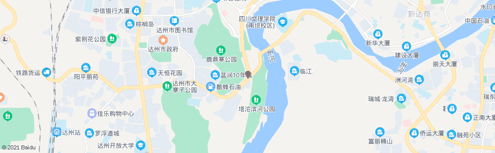 达州塔坨胃病医院_公交站地图_达州公交_妙搜公交查询2024