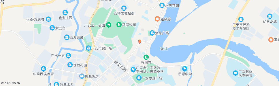 广安新南门_公交站地图_广安公交_妙搜公交查询2024