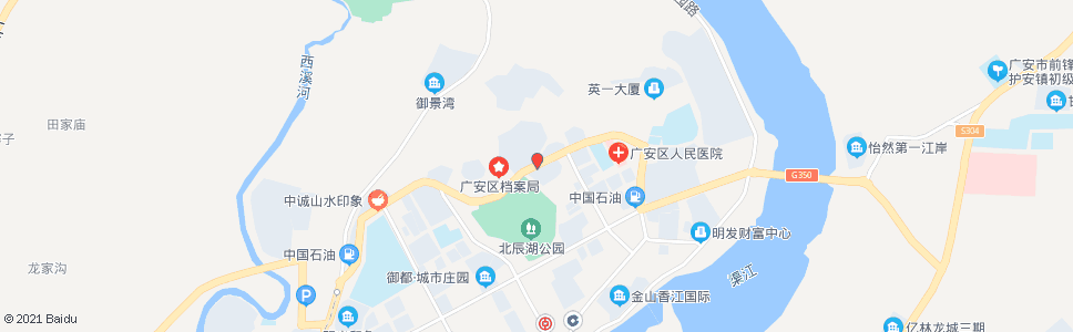 广安中桥(市政务中心)_公交站地图_广安公交_妙搜公交查询2024