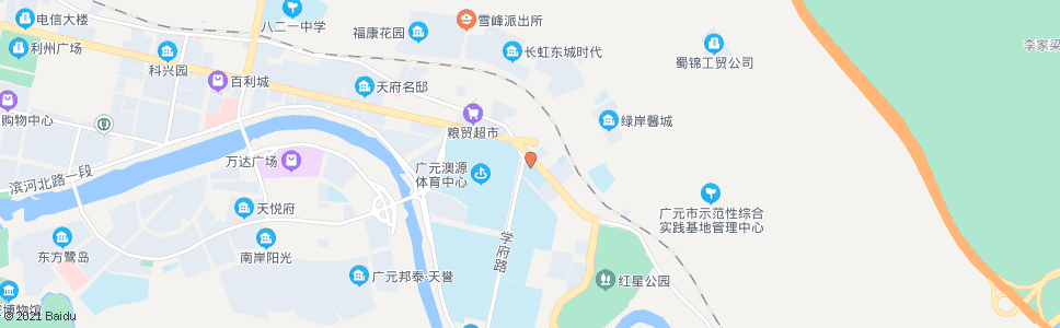 广元雪峰路口_公交站地图_广元公交_妙搜公交查询2024