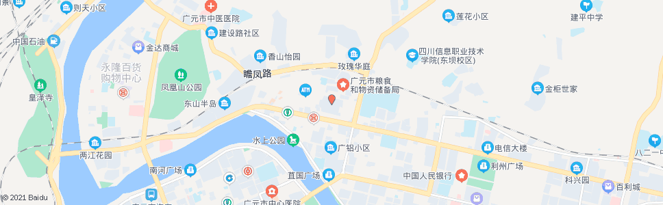 广元市政府_公交站地图_广元公交_妙搜公交查询2024