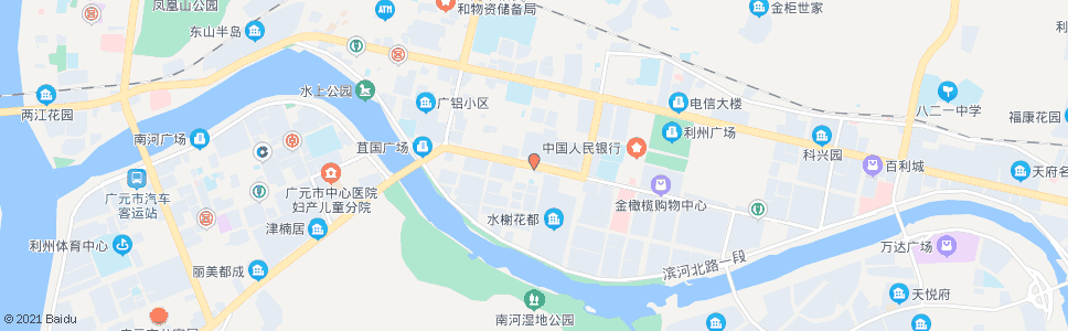 广元民政公寓_公交站地图_广元公交_妙搜公交查询2024