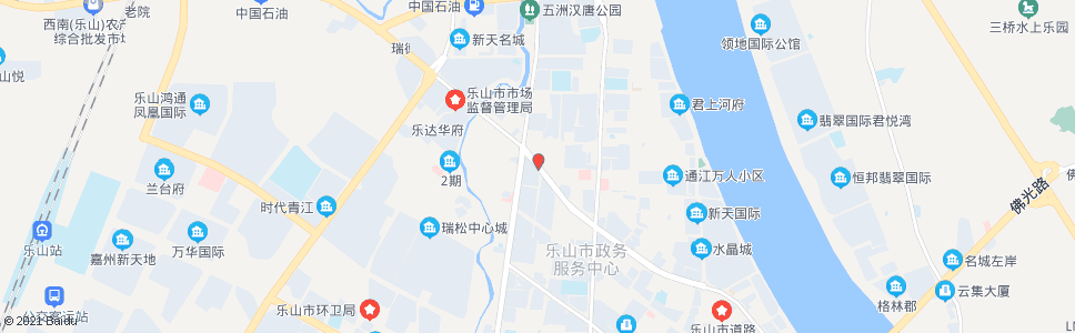 乐山龙游路白燕路口_公交站地图_乐山公交_妙搜公交查询2024