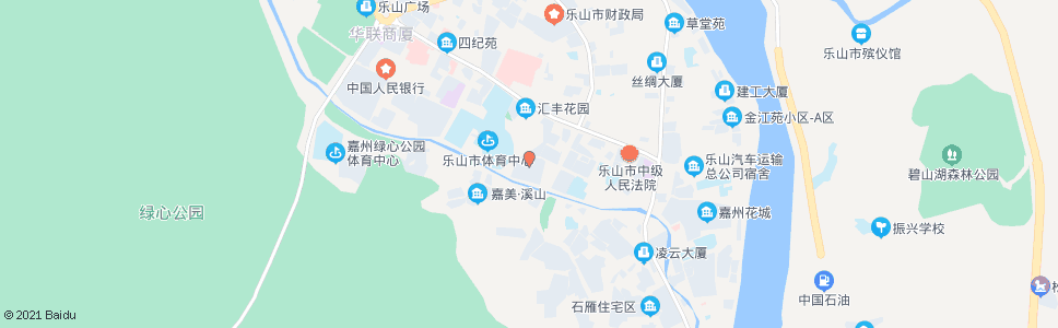 乐山市委宿舍_公交站地图_乐山公交_妙搜公交查询2024