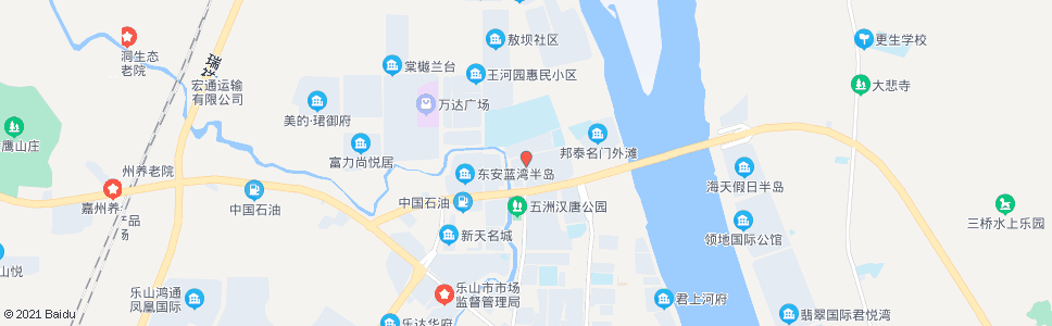 乐山乐山一中_公交站地图_乐山公交_妙搜公交查询2024