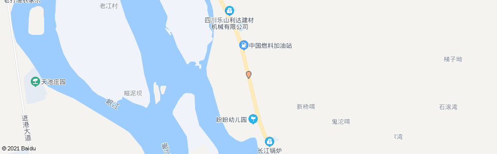 乐山青衣坝小学_公交站地图_乐山公交_妙搜公交查询2024