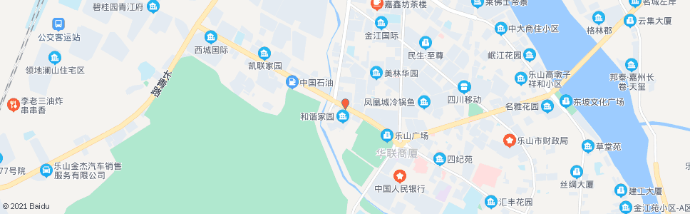 乐山柏杨路中段_公交站地图_乐山公交_妙搜公交查询2024