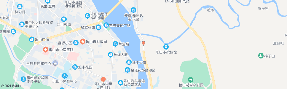 乐山市福利院_公交站地图_乐山公交_妙搜公交查询2024