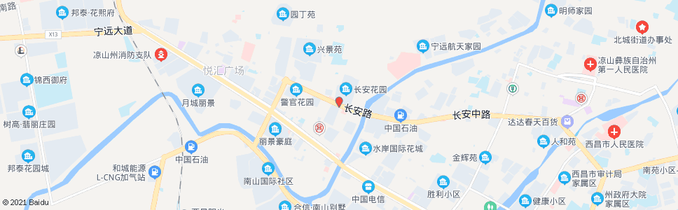 凉山长安菜市_公交站地图_凉山公交_妙搜公交查询2024