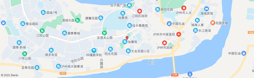 泸州建设路_公交站地图_泸州公交_妙搜公交查询2024