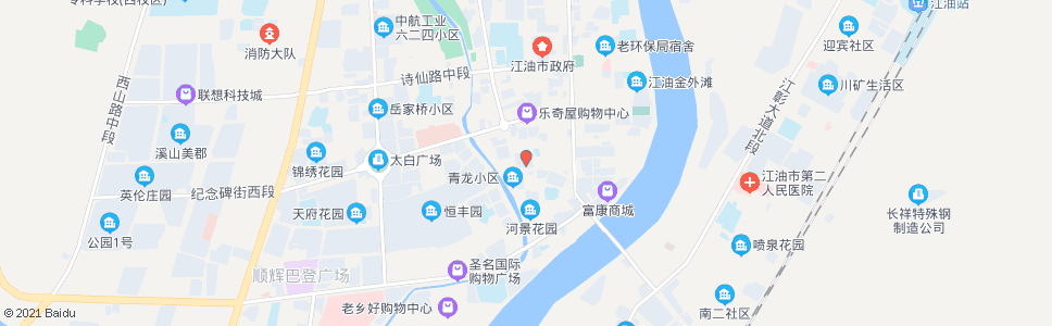 绵阳鱼市口_公交站地图_绵阳公交_妙搜公交查询2024