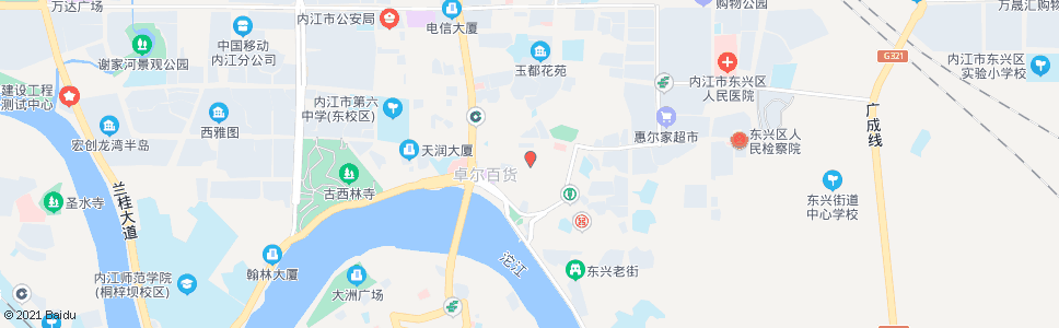 内江花鸟市场_公交站地图_内江公交_妙搜公交查询2024