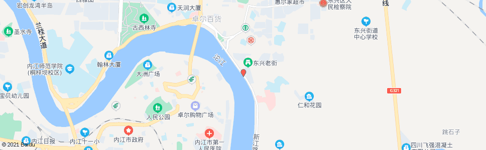 内江加州蓝湾_公交站地图_内江公交_妙搜公交查询2024