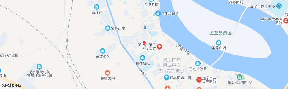 遂宁市中医院_公交站地图_遂宁公交_妙搜公交查询2024