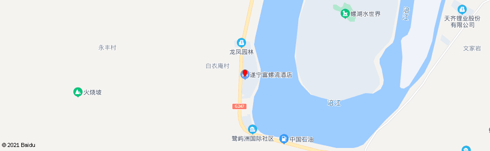 遂宁富螺湾酒店_公交站地图_遂宁公交_妙搜公交查询2024