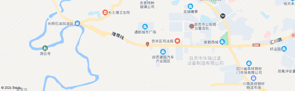 自贡黄桷村_公交站地图_自贡公交_妙搜公交查询2024