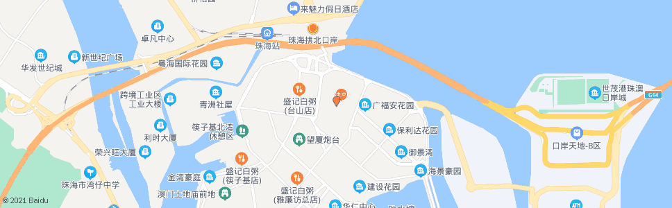 澳門祐漢街市_巴士站地圖_澳門巴士_妙搜巴士搜尋2024