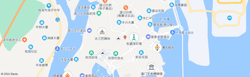 澳門皇都酒店_巴士站地圖_澳門巴士_妙搜巴士搜尋2024