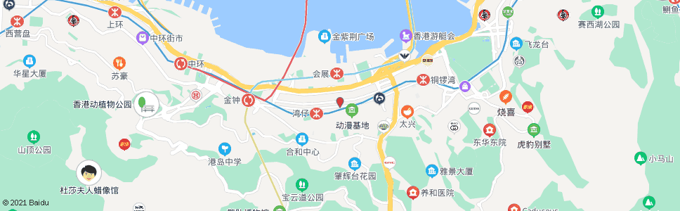 香港駱克道市政大廈_巴士站地圖_香港巴士_妙搜巴士搜尋2024