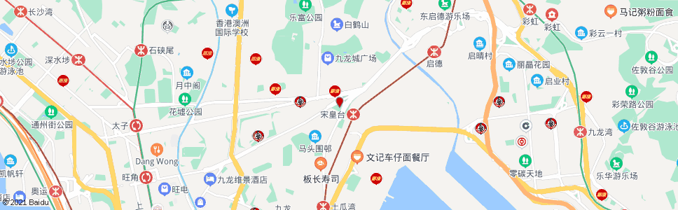 香港亞皆老街球場_巴士站地圖_香港巴士_妙搜巴士搜尋2024