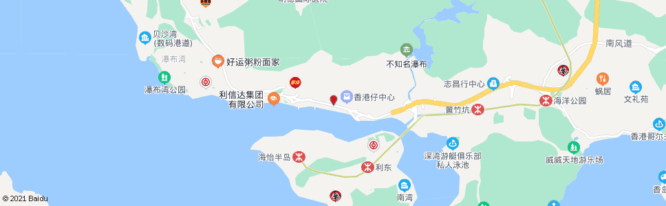 香港香港仔海濱公園_巴士站地圖_香港巴士_妙搜巴士搜尋2024