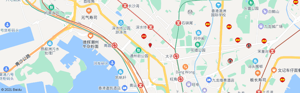 香港深水埗醫局街_巴士站地圖_香港巴士_妙搜巴士搜尋2024