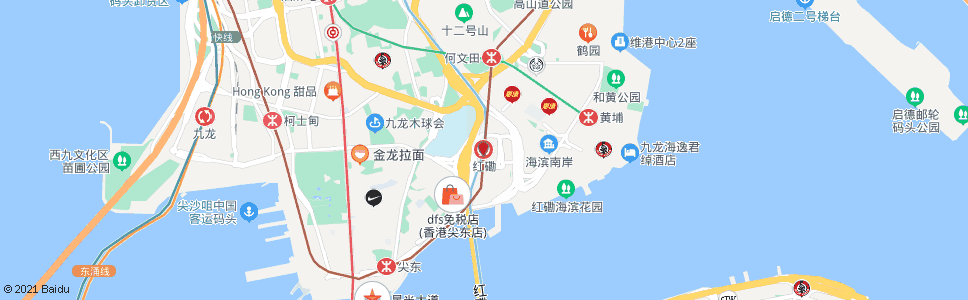 香港紅磡廣場_巴士站地圖_香港巴士_妙搜巴士搜尋2024