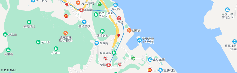 香港香港專業教育學院(柴灣分校)_巴士站地圖_香港巴士_妙搜巴士搜尋2024