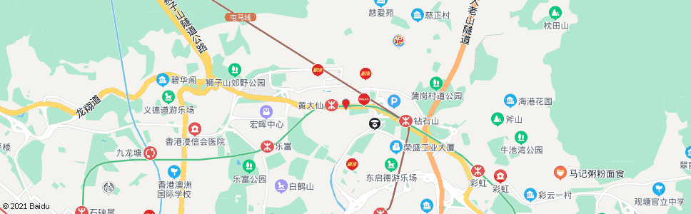 香港沙田坳道前_巴士站地圖_香港巴士_妙搜巴士搜尋2024