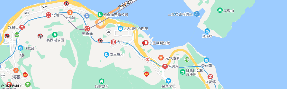 香港鯉景灣_巴士站地圖_香港巴士_妙搜巴士搜尋2024