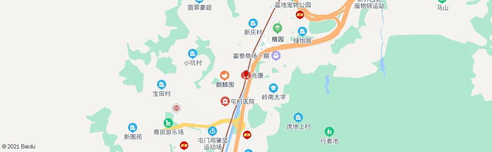 香港兆康鐵路站_巴士站地圖_香港巴士_妙搜巴士搜尋2024