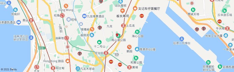 香港土瓜灣高山劇場_巴士站地圖_香港巴士_妙搜巴士搜尋2024