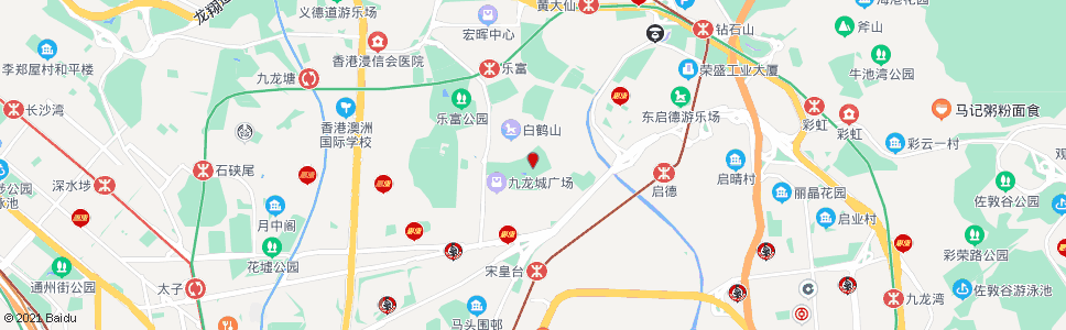 香港九龍寨城公園_巴士站地圖_香港巴士_妙搜巴士搜尋2024