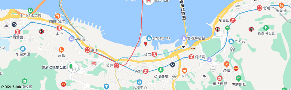 香港灣仔(會展新翼)_巴士站地圖_香港巴士_妙搜巴士搜尋2024