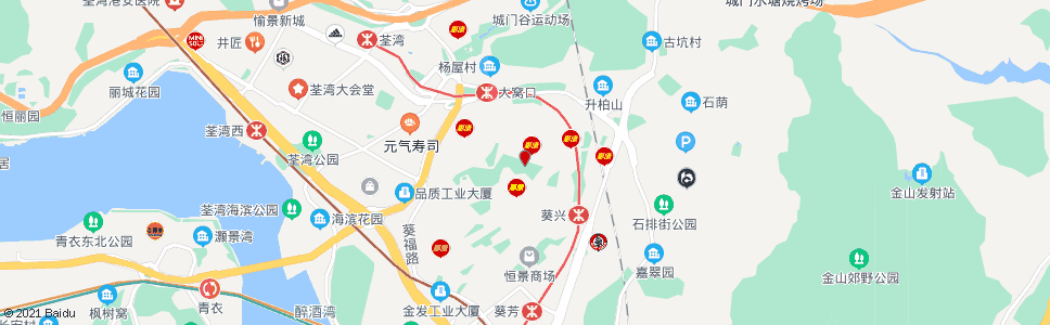 香港葵湧邨茵葵樓_巴士站地圖_香港巴士_妙搜巴士搜尋2024