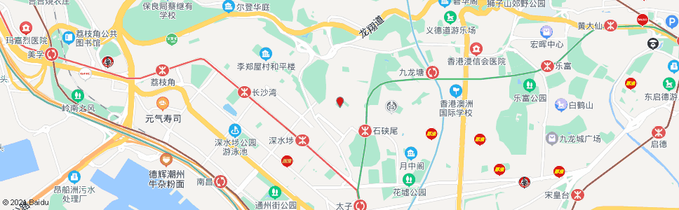 香港偉倫街(白田商場)_巴士站地圖_香港巴士_妙搜巴士搜尋2025