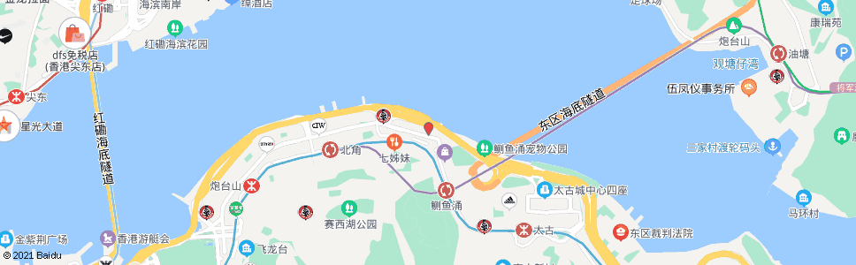 香港渣華道(政府合署海逸酒店)_巴士站地圖_香港巴士_妙搜巴士搜尋2024