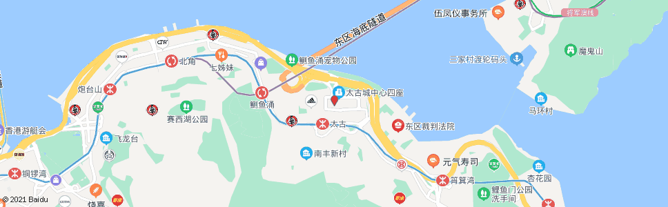 香港太古城中心_巴士站地圖_香港巴士_妙搜巴士搜尋2024