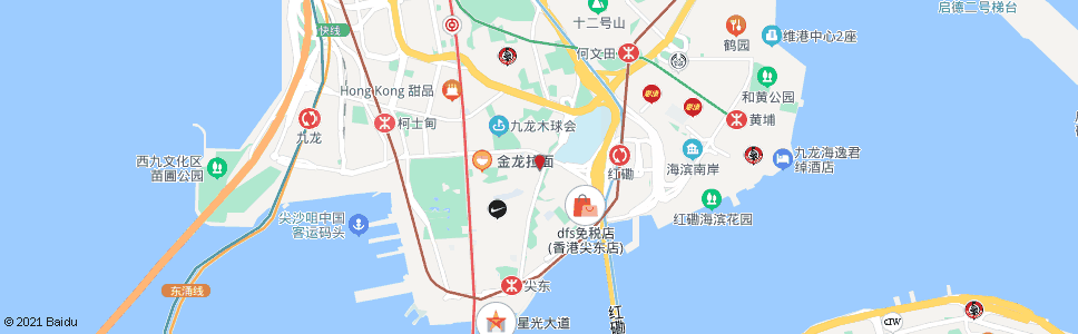 香港柯士甸道玫瑰堂_巴士站地圖_香港巴士_妙搜巴士搜尋2024