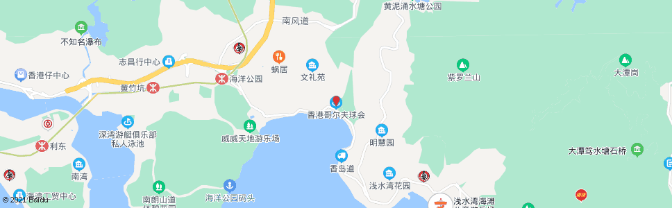 香港香島道_巴士站地圖_香港巴士_妙搜巴士搜尋2024