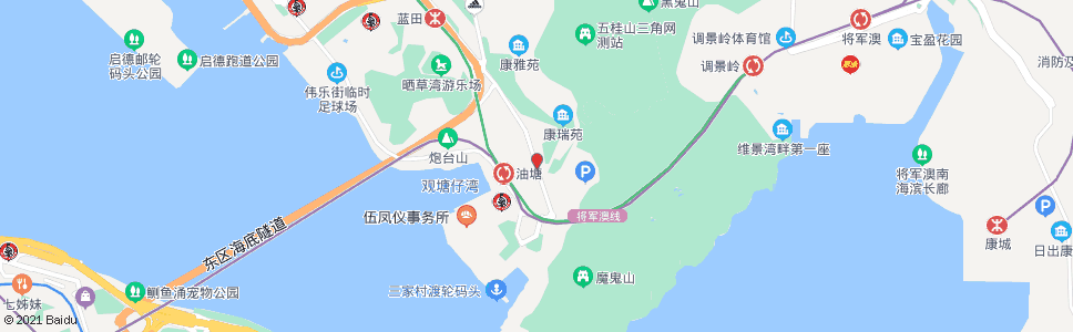 香港馬油塘村_巴士站地圖_香港巴士_妙搜巴士搜尋2024