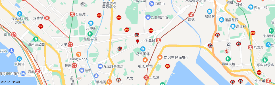 香港九龍城法院_巴士站地圖_香港巴士_妙搜巴士搜尋2024