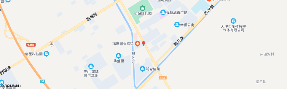 天津小站红旗路(津歧公路)_公交站地图_天津公交_妙搜公交查询2024