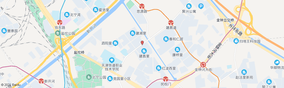 天津建昌桥_公交站地图_天津公交_妙搜公交查询2024