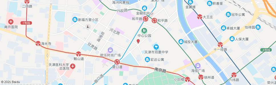 天津南京路(香槟小镇)_公交站地图_天津公交_妙搜公交查询2024