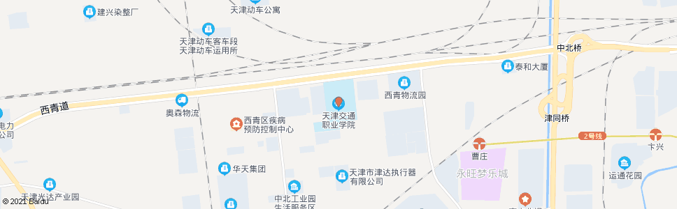 天津交通职业学院_公交站地图_天津公交_妙搜公交查询2024