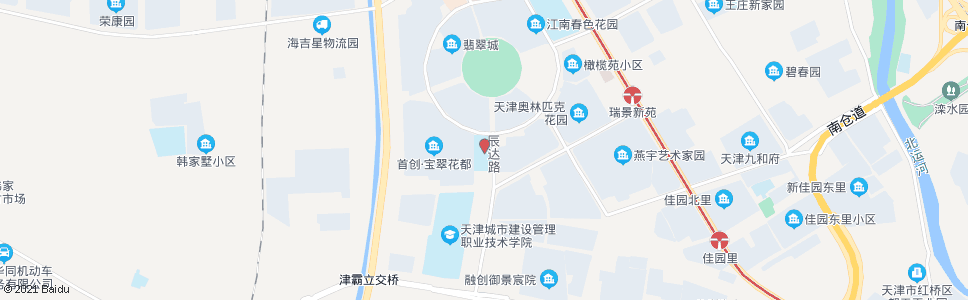 天津瑞景小学_公交站地图_天津公交_妙搜公交查询2024