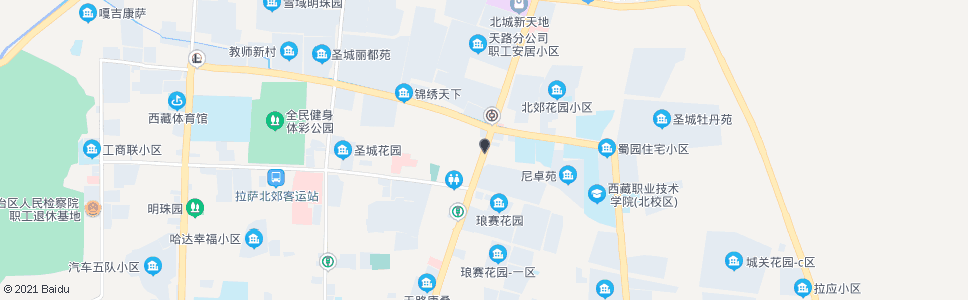 拉萨北郊菜市场站_公交站地图_拉萨公交_妙搜公交查询2024