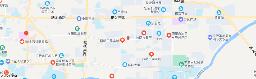 拉萨市工商局站_公交站地图_拉萨公交_妙搜公交查询2024